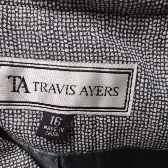 Travis Ayers Gray Blazer Jacket Size 16 - Picture 7 of 12